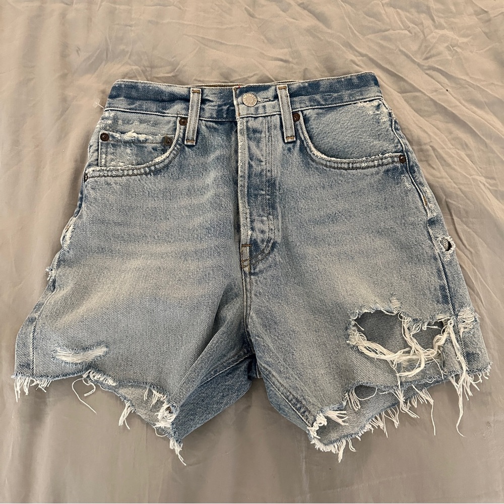 Agolde Riley Denim Shorts